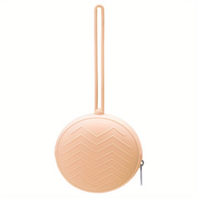 Travel-Safe Silicone Pacifier Case - BPA-Free, Secure Holder, Durable Pouch, Essential Organizer for On-the-Go Parents - Hygienic Storage Solution for Pacifiers