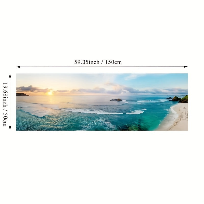 1pc Art Canvas Print Poster, Nature Landscape Canvas Wall Art, Artwork Wall Painting For Bathroom Bedroom Office Living Room Wall Decor, Home Decoration, No Frame, 19.68inch*59.05inch