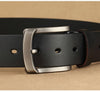 Men Cowhide Genuine Leather Prong Buckle Belt For Men