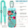 1pc Leakproof Insulated Water Bottle with Straw & Chug Lid - Durable with Storage Sleeve, Easy Carry Handle for All-Day Hydration - Perfect for Sports, Gym & Outdoor Activities