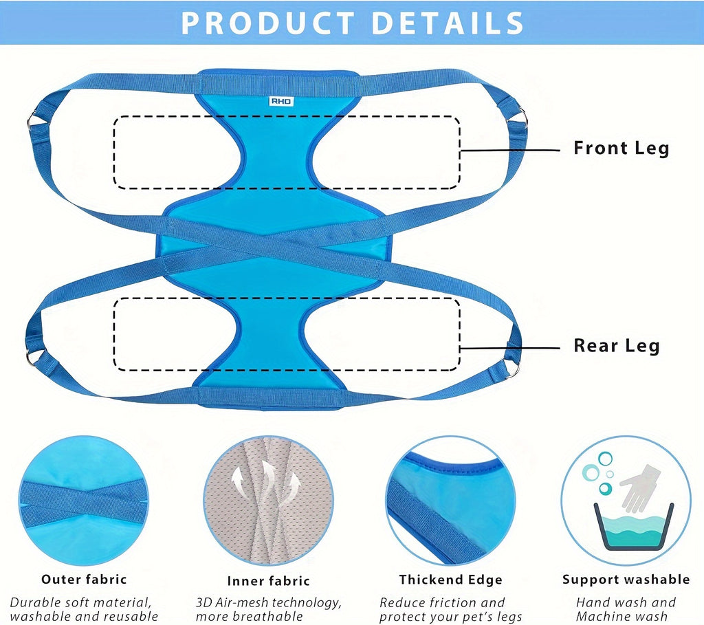 Hanging Belt Style Pet Hammock, Pet Beauty Hammock, Dog Hammock, Manicure, Nail Hanging Hammock