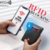 Minimalist Multi Functional Slim Wallet For Men, Card Holder Money Clip, RFID Blocking, Stylish Bi-fold PU Leather Wallet