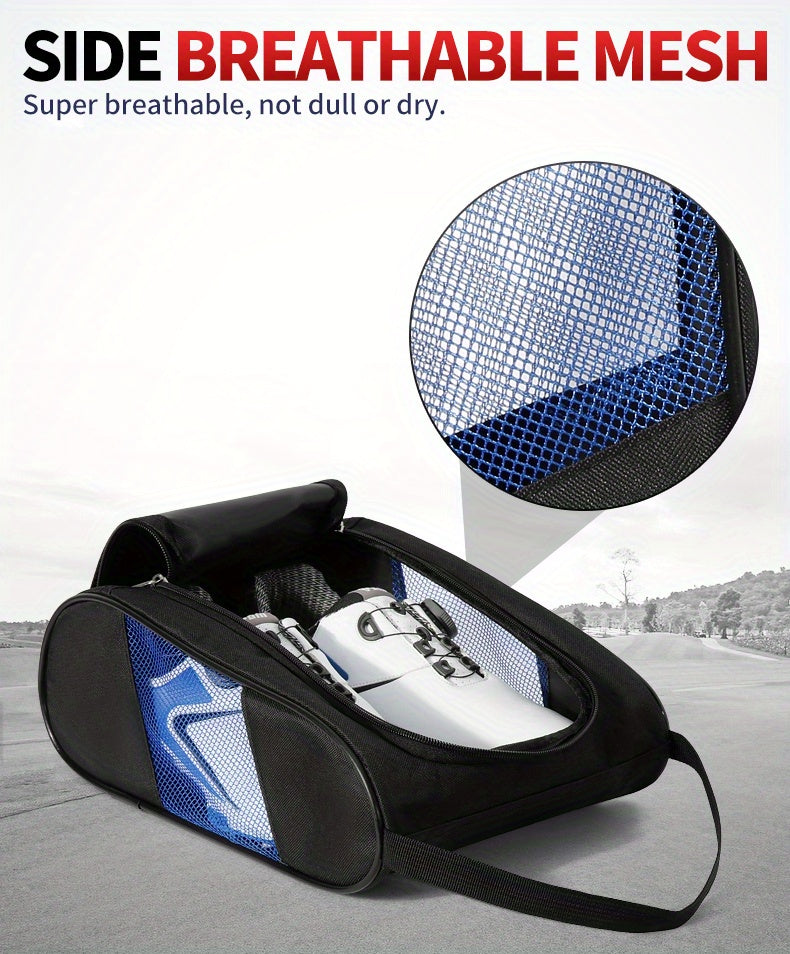 PGM Outdoor Golf Shoes Bags, Colorful Nylon Travel Zippered ConvenientSport Storage Bag XB001