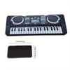 37-key Multifunctional Electronic Keyboard, Simulation Instrument Music Toy, Piano Toy Gift For Beginners (batteries Not Included)