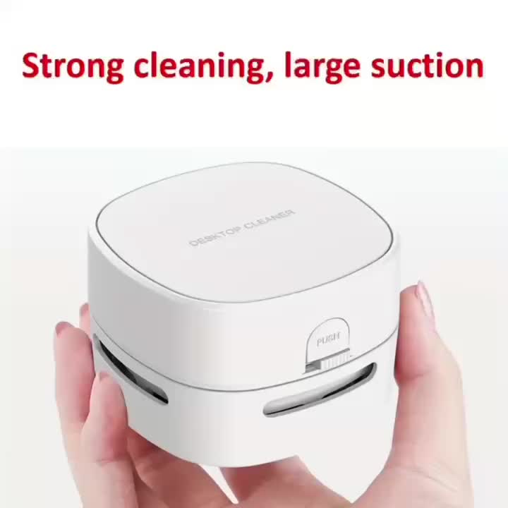 Wireless Handheld Desktop Vacuum Cleaner, Portable Smart Desktop Cleaning Robot for Home Use, Convenient for Cleaning Office And Study Desks, Ensuring a Worry-Free Learning And Working Environment, Can Be Given As a Christmas