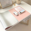1pc Large Waterproof PU Leather Mouse Pad - Multi-functional Desk Pad for Office and Laptop - Non-slip and Anti-fouling