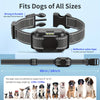 Dog Training Collar with Remote, Rechargeable No-Shock Humane Electronic Training Collars with Vibration and Beep Modes, Adjustable Nylon Strap for Small to Large Dogs, USB Charging