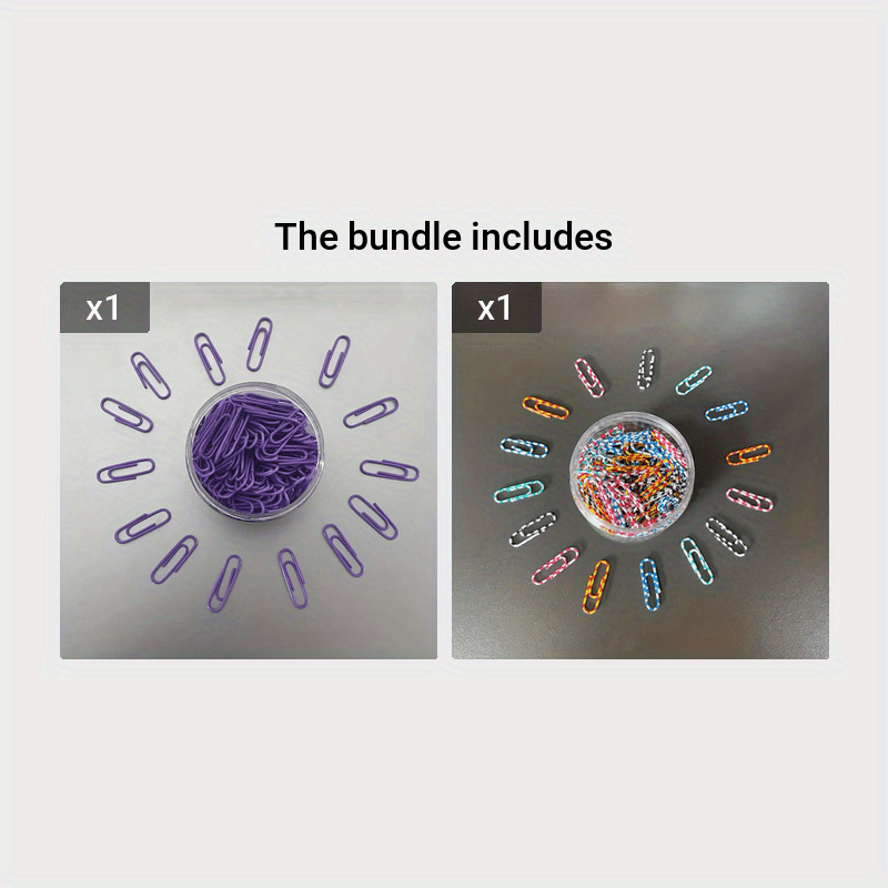 200pcs Large Metal Paper Clips - Nickel Plated, Colorful, Pin Barrel Design, Bookmark Function, Office and School Stationery Essentials