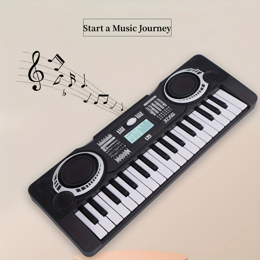 37-key Multifunctional Electronic Keyboard, Simulation Instrument Music Toy, Piano Toy Gift For Beginners (batteries Not Included)