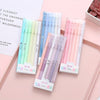 6pcs Morandi Gel Pen Set - Cute Kawaii Design for Office & School - Smooth Black Ink, Durable & Stylish Stationery Supplies