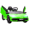 DodiOnline Lamborghini Licensed 12V kids Electric Car w/ Butterfly Doors, Remote, Music, Horn, Suspension - Green