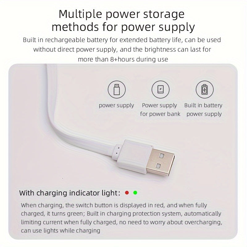 Elegant USB Rechargeable Makeup Bag for Women: Waterproof with LED Mirror, Adjustable Dividers - Ultimate Beauty Organizer