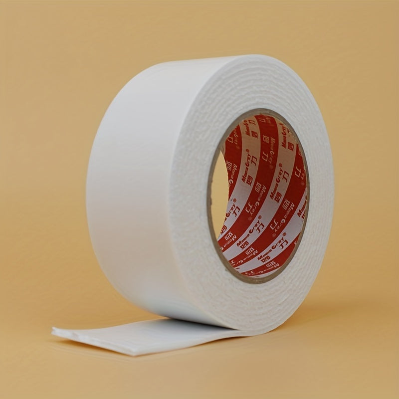 4 Rolls of Ultra-Strong Double-Sided Foam Tape - Mounting Tape for Home, Office, and Industrial Use - Heavy-Duty Foam Sponge Adhesive for Secure Bonding and Holding