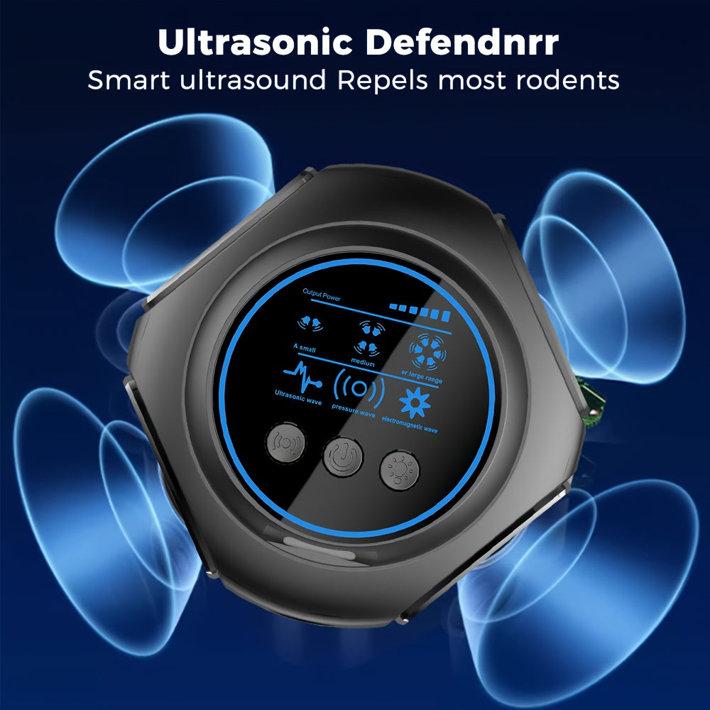 1pc, Ultrasonic Pest Repeller, Upgraded Mouse Repellent, Electronic Rodent Repellent, Pest Repellent Ultrasonic Plug In, Rat Mice Repellent, Spider Repellent For Rodent, Spider, Bugs, Rats, Mouse, Cockroaches, Pest Control, H