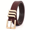 1PC Plus Size Women's Leather Belts For Jeans Pants Dress Fashion Ladies Waist Belt With Square Golden Buckle