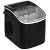 DodiOnline Ice Maker Machine Counter Top, 12Kg in 24 Hrs, 9 Cubes Ready in 6-12Mins, Portable Ice Cube Maker with Ice Scoop and Basket, Black