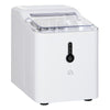 DodiOnline Ice Maker Machine, 1.5L Countertop Ice Cube Maker with Self-Cleaning, 9 Cubes Ready in 8 Mins, 12kg in 24 Hrs, No Plumbing with Basket, White