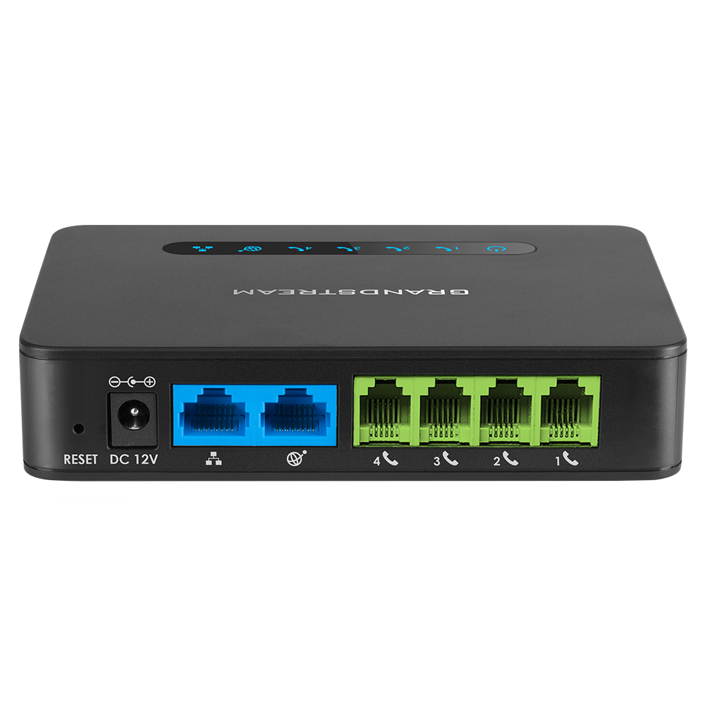 Grandstream HT814 | 4-Port FXS Gateway with Gigabit NAT Router | DodiOnline