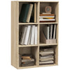 DodiOnline Six-Cube Bookcase - Oak Wood Effect