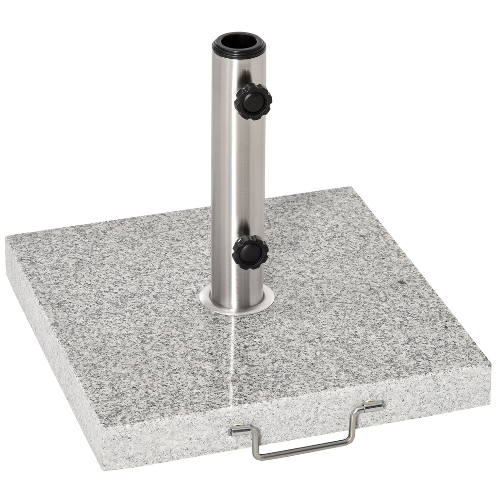 DodiOnline 25kg Garden Umbrella Base Durable Parasol Holder Patio Furniture Outdoor Sunshade Marble Stand