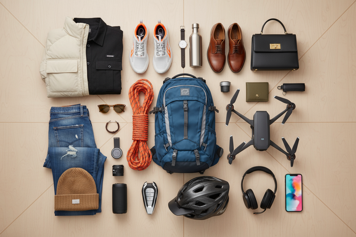 image for clothing, fashion, shoes, handbags, wallet bags, outdoor, car & bike accessories, clothing accessories, electronic gadgets, etc