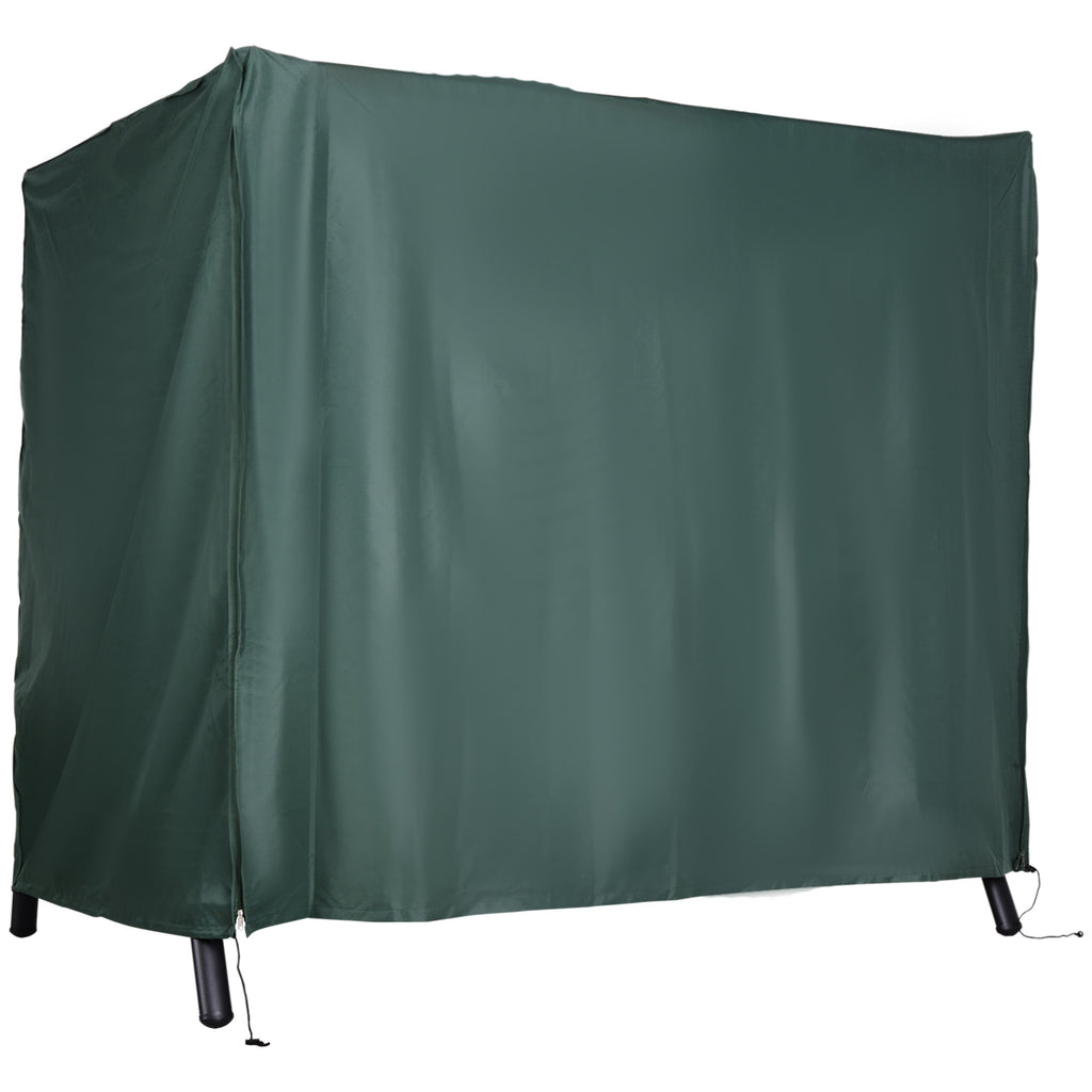 DodiOnline 205 x 124cm Three-Seater Swing Chair Protective Cover Deep Green