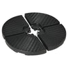 DodiOnline 52kg Four-Piece Fillable Cantilever Parasol Weight Set