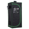DodiOnline Mylar Hydroponic Grow Tent with Adjustable Vents and Floor Tray for Indoor Plant Growing, 60 x 60 x 140cm