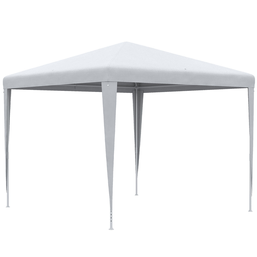 DodiOnline 2.7m x 2.7m Garden Gazebo Marquee Party Tent Wedding Canopy Outdoor(White)