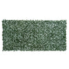 DodiOnline 1-Piece Artificial Leaf Hedge Screen Privacy Fence Panel for Garden Outdoor Indoor Decor, Dark Green, 3M x 1.5M