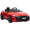 DodiOnline Audi Licensed 12V Kids Electric Ride-On, with Remote Control, Suspension System, Lights, Music, Motor - Red