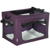 PawHut 60cm Pet Carrier, with Cushion, for Miniature Dogs - Purple