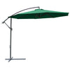 DodiOnline 3m Banana Hanging Parasol Umbrella Green