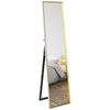 DodiOnline Full Length Mirror, 37 x 157cm Wall Mounted, Leaning, Free Standing Mirror, Framed Full Body Mirror for Living Room, Bedroom, White