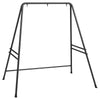 DodiOnline Hammock Chair Stand, Hanging Heavy Duty Metal Frame Hammock Stand for Hanging Hammock Air Porch Swing Chair, Egg Chair, Black
