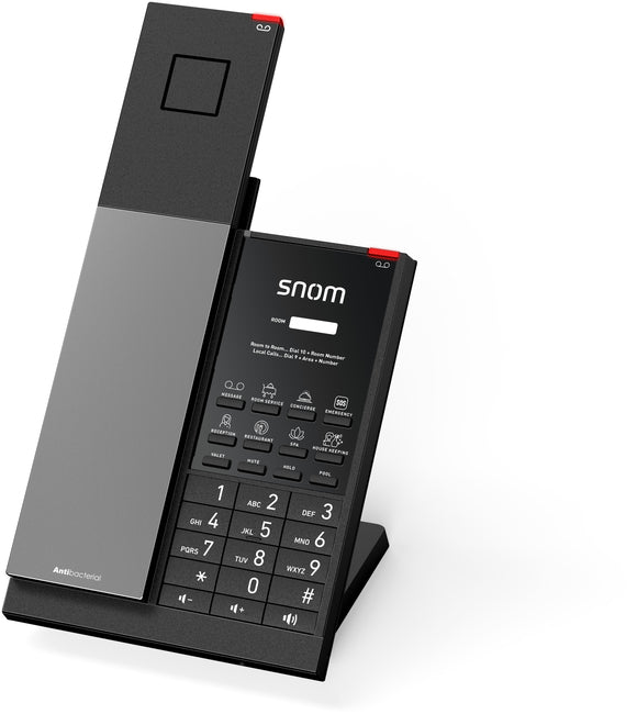Snom HD351W: Premium Cordless Hotel Phone with Antibacterial Protection | DodiOnline