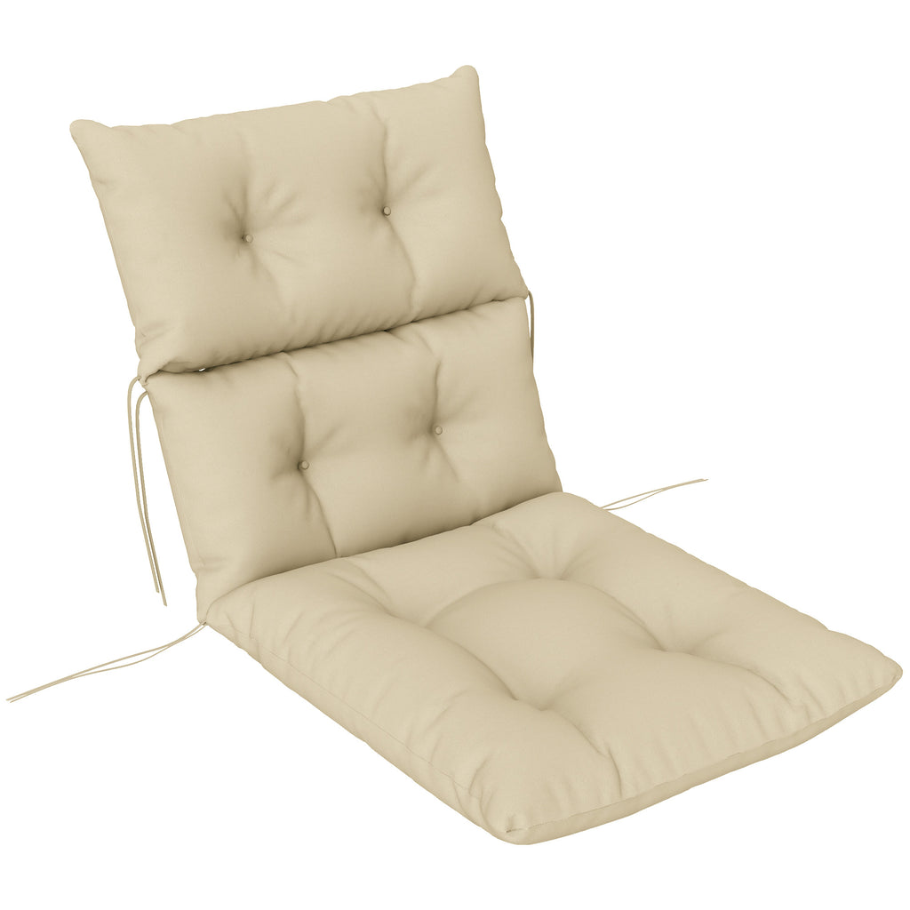 DodiOnline 115 x 56cm Rocking Chair Padded Seat Cushion - Beige