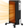 DodiOnline 1.5kW Nine Fin Oil-Filled Radiator - Black