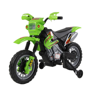 DodiOnline 6V Kids Child Electric Motorbike Ride on Motorcycle Scooter Children Toy Gift for 3-6 Years (Green)