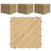 DodiOnline 27 Pcs Wooden Interlocking Decking Tiles, 30 x 30 cm Anti-slip Outdoor Flooring Tiles, 0.81? per Pack, All Weather Use for Patio, Balcony, Terrace, Hot Tub, Yellow