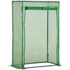 DodiOnline 100 x 50 x 150cm Tomato Greenhouse Steel Frame PE Cover with Roll-up Door Outdoor for Backyard, Balcony, Garden, Green