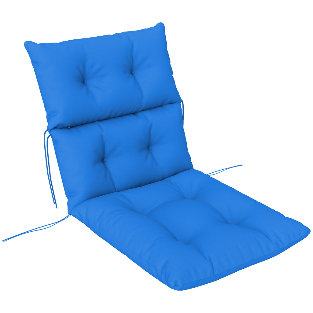 DodiOnline 115 x 56cm Rocking Chair Padded Seat Cushion - Blue