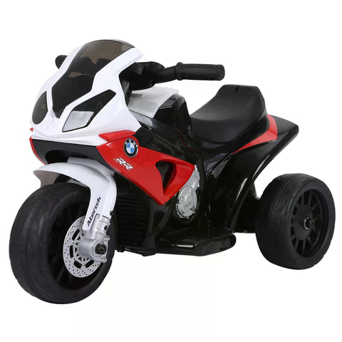 DodiOnline Electric Motorbike for Kids Ride on BMW Motorbike W/Headlights and Music, 6 V-Red