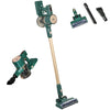 DodiOnline Cordless Rechargeable Stick 2500rpm Vacuum, with Accessories - Green