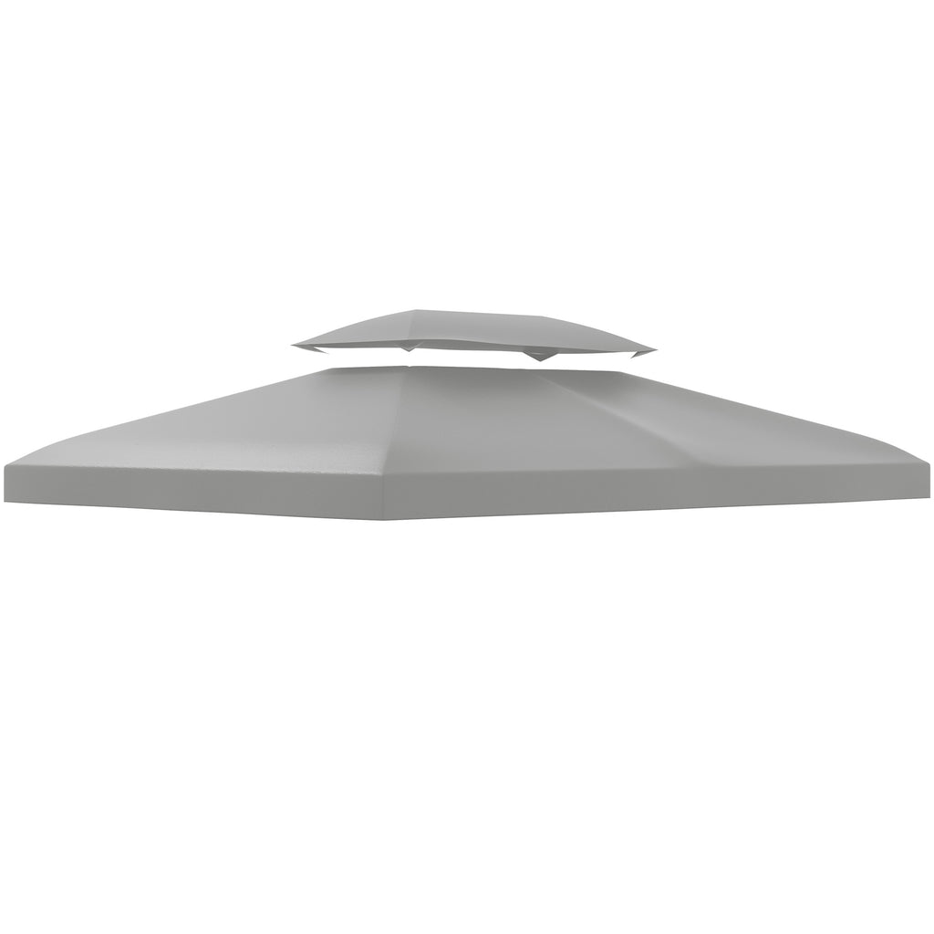 DodiOnline Gazebo Roof Replacement, for 3 x 4m Frames - Light Grey