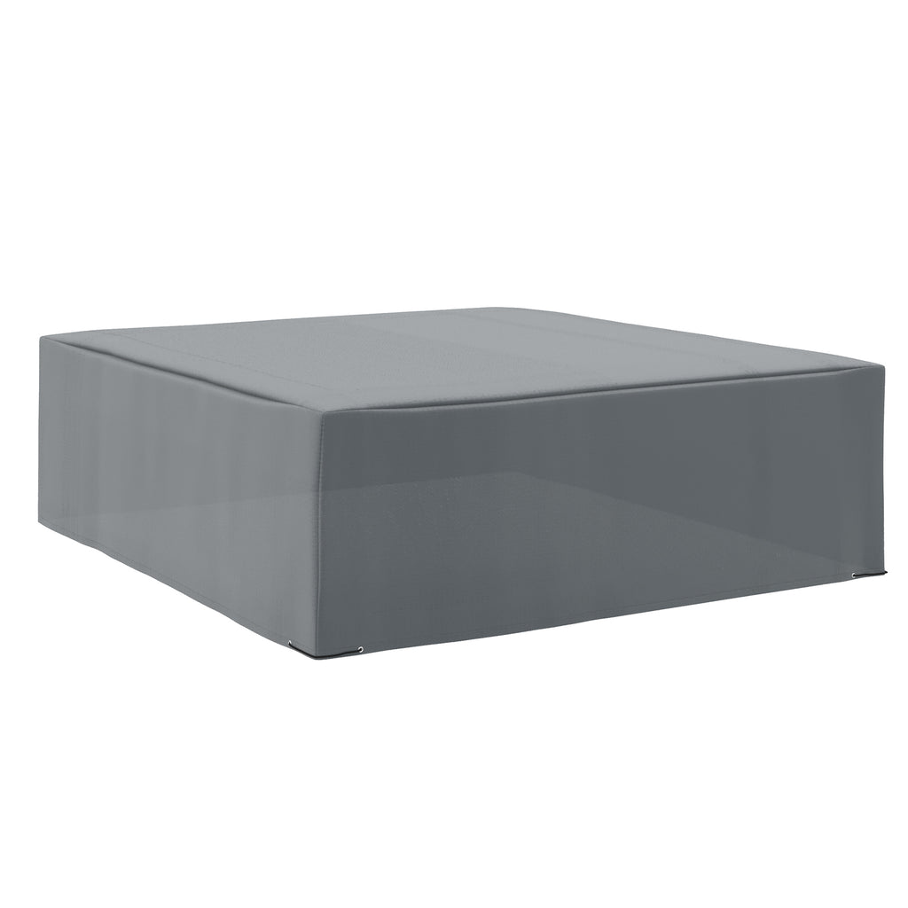 DodiOnline 225x210cm Outdoor Garden Rattan Furniture Protective Cover Water UV Resistant Grey