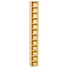DodiOnline 204 CD Tall Narrow Media Storage Tower - Oak Tone