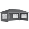 DodiOnline 3 x 6m Pop-Up Gazebo, with Removable Walls - Grey