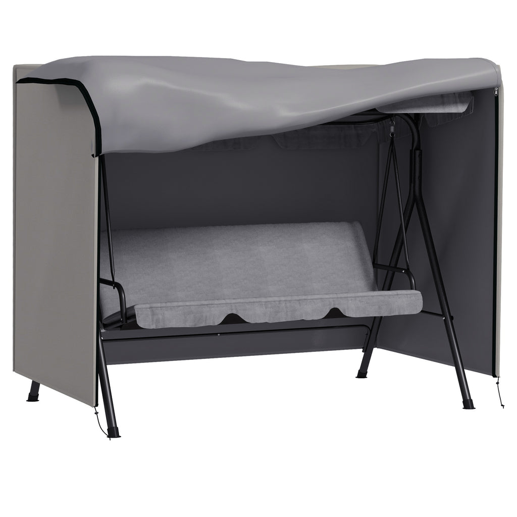 DodiOnline 205 x 124cm Three-Seater Swing Chair Protective Cover Grey