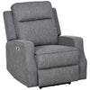DodiOnline 150° Electric Reclining Chair, with USB port and Footrest - Charcoal Grey